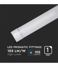 40W LED komplett lámpatest 120 cm 6500K V-tac63