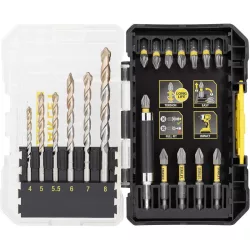 STANLEY FATMAX 19-részes fúró és bit készlet STANLEY FATMAX 19-részes fúró és bit készlet