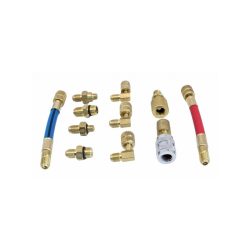 Klímaszerelő adapter készlet R12 R134A 11 részes