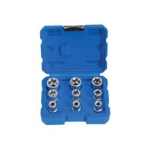 E-torx dugókulcs készlet 1/2" E10-E24 9 részes SATRA