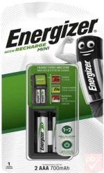 Energizer Akkutöltő Mini + 2db 700mAh AAA