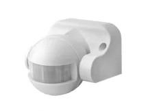   UltraTech mozgásérzékelő, infravörös, 300/1200W, 180°, falra szerelhető, 12m ,3-2000lux, IP44, fehér