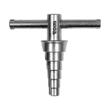 Lépcsős radiátorkulcs fogantyúval Yato