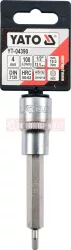 Bithegy dugófejjel 6 mm 1/2" imbusz hosszított Yato