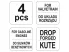 Vezérlés rögzítő készlet 4részes (benzin) VW SKODA SEAT Yato