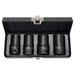 Gépi dugókulcs készlet 4 részes 1/2" 17-26mm CrMo