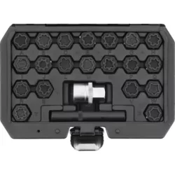 Audi kerékőr csavar leszedő készlet 22 részes Yato