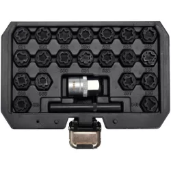 VW kerékőr csavar leszedő készlet 22 részes Yato