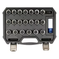 Opel kerékőr csavar leszedő készlet 21 részes Yato