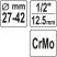 Axiál csukló szerelő két oldalas 1/2" 27-42 mm CrMo YATO