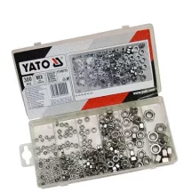 Hatlapú inox csavaranya készlet 300 részes M3-M10