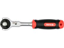 Racsnis hajtószár 1/4" 145mm 72T forgó fejes Yato