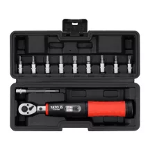   Precíziós nyomaték kulcs készlet 1/4", 11 részes Yato