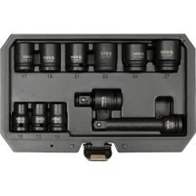   Gépi dugókulcs készlet 11 részes 1/2" 10-27 mm CrMo Yato