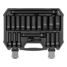   Hosszú gépi dugókulcs készlet 1/2" 19 részes 8-25mm