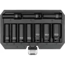   Hosszú gépi dugókulcs készlet 10 részes 1/2", 10-27mm Yato