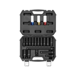 Gépi dugókulcs készlet 1/2" 18 részes 10-24mm Yato