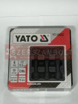   Yato Gépi bit dugókulcs készlet 6 részes Spline 1/2" M14-M18 CrMo