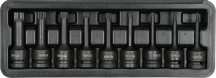   Gépi dugókulcs készlet 9 részes,1/2", SPLINE M4-M16 Yato