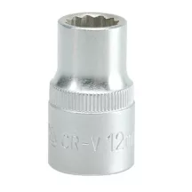 Dugókulcs 12 szögletű 1/2" 12mm CrV