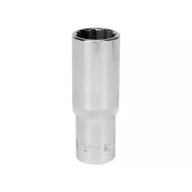 Hosszú dugókulcs 12 szögletű 1/2" 20mm CrV Yato