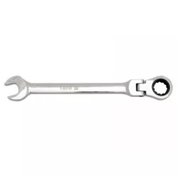  Racsnis csuklós csillag-villáskulcs 20 mm / 245 mm 72T CrV Yato