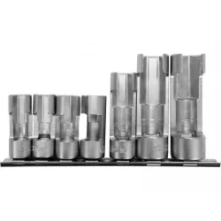 Nyitott dugókulcs készlet 7 részes 3/8", 1/2" CrV Yato