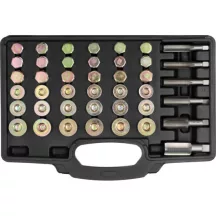   Olajleeresztő csavar menetjavító készlet 114 részes Yato