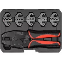 Racsnis krimpelő fogó készlet 6 részes Yato