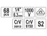Szerszámkészlet villanyszerelőknek 68 részes 1/4 col YATO 1/2 