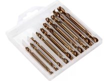 Kétvégű csigafúró készlet 3-6mm-ig HSS Yato