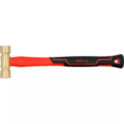 Sárgaréz kalapács 250g üvegszálas nyél Yato