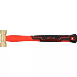 Sárgaréz kalapács 300g üvegszálas nyél Yato