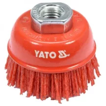 Fazékkefe 65mm M14 műanyag sörte Yato