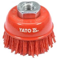 Fazékkefe 65mm M14 műanyag sörte Yato