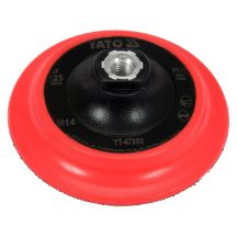Tépőzáras gumitányér 125mm M14 polírozókoronghoz Yato
