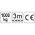 Láncos emelő 1000kg 3m Yato
