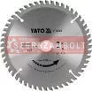Fűrésztárcsa Alumíniumhoz 160x52Tx20 mm Yato