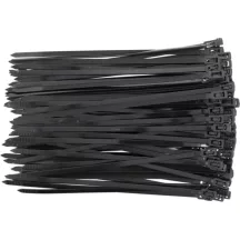 Kioldható kábelkötegelő 4,8x200mm fekete (100 db) Yato