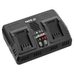 Intelligens dupla akkumulátor töltő gépekhez 4,0A 18V Yato Intelligens dupla akkumulátor töltő gépekhez 4,0A 18V Yato