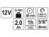 YATO Akkus polírozó 80mm 12V Li-Ion 1x2,0 Ah + töltő