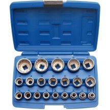   BGS technic 16 részes 1/2" dugokulcs készlet, 12-szögű, 8-24 MM
