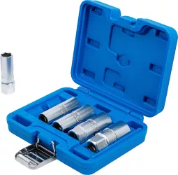 Gyútógyertya kulcs készlet, hatszögletű 12,5 MM (1/2"), 14 - 21 MM, 5 darabos