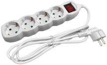 Entac S1 Elosztó 4 Foglalat Kapcsolóval 5m 3G1.5