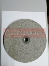 Polírozó filckorong 180x20x32/12mm lágy szürke