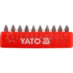 Yato bit készlet PH1 10-os tartóban