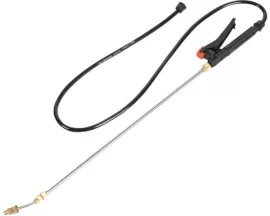 Permetező szár teleszkópos 60/120cm fekete gumis pisztollyal Permetező szár teleszkópos 60/120cm fekete gumis pisztollyal