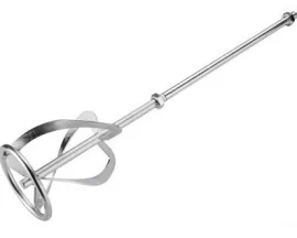 Festék- és habarcskeverő szár, horganyzott 600×120mm, M14