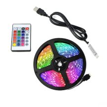   Led szalag szett, RGB, 5m, usb csatlakozóval, bluetooth, telefonról vezérelhető