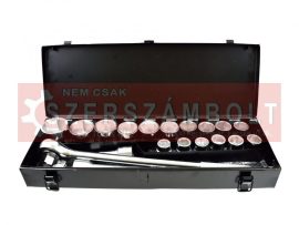 Dugókulcs klt. 21r. 19-50mm 3/4" fémdobozban Geko